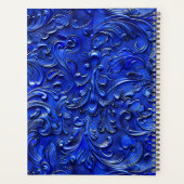 青エレガント工具革 プランナー手帳 (裏面)