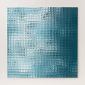 青エレガント抽象芸術:美しい背景 ジグソーパズル (横)