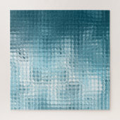 青エレガント抽象芸術:美しい背景 ジグソーパズル (縦)