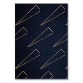 青エレガント桃フローラ結婚のテーブル番号 テーブルナンバー (裏面)