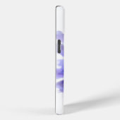 青エレガント水色バラ青フローラアート Case-Mate iPhoneケース (裏面 / 右)