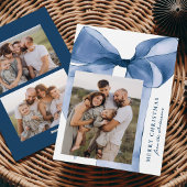 青エレガント水色ボウ3写真 シーズンカード