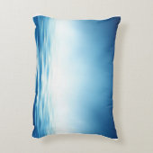 青エレガント海用傾度枕 アクセントクッション (裏面(縦))