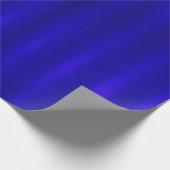 青エレガント王室の折り ラッピングペーパー (角)