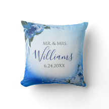 青エレガント王室の水色フローラ緑