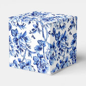 青エレガント白フローラトイル フェイバーボックス (裏面サイド)