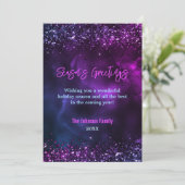 青エレガント紫の大理石の芸術クリスマスの新年 (スタンド正面)