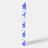 青エレガント紫フローラ Case-Mate iPhoneケース (裏面 / 右)