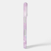 青エレガント紫フローラiPhone 16ケース Case-Mate iPhoneケース (裏面 / 右)