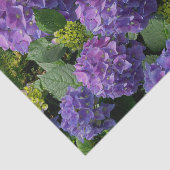 青エレガント紫マゼンタグリーンフローラアジサイ 薄葉紙 (詳細)