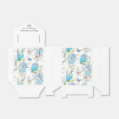 青エレガント紫陽花 フェイバーボックス (折り畳みなし)