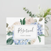 青エレガント紫陽花 |白抜き記号 (スタンド正面)