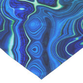 青エレガント緑の美学インスパイア用糸 ショートテーブルランナー (コーナー)