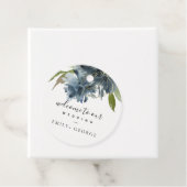 青エレガント緑金ゴールドフローラ水色結婚の フェイバータグ (インサイチュ)