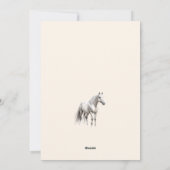 青エレガント色のクリスマス白馬馬馬馬競馬場 シーズンカード (裏面)