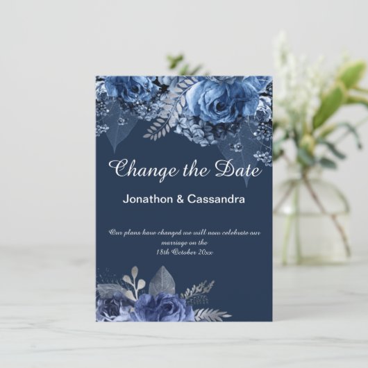 青エレガント色の海軍のフローラ縁どが日付を変更 (スタンド正面)