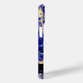 青エレガント花崗岩ブルー大理石ブルー石 Case-Mate iPhoneケース (裏面 / 右)