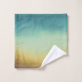 青エレガント茶色のドリームキャッチャーパーソナライズされた バスタオルセット (ウォッシュタオル)