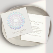 青エレガント蓮花曼荼羅