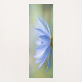 青エレガント蓮 ヨガマット (正面)