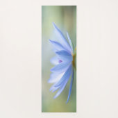 青エレガント蓮 ヨガマット (裏面)