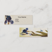 青エレガント虹彩モノグラム スキニー名刺 (正面/裏面)