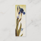 青エレガント虹彩モノグラム スキニー名刺 (裏面)