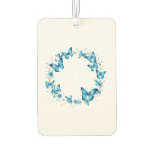 青エレガント蝶 カーエアーフレッシュナー (裏面)