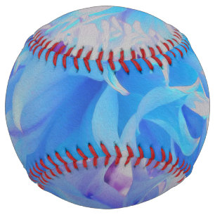 青エレガント装飾花 ソフトボール