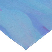 青エレガント装飾花 ミディアムテーブルランナー (コーナー)