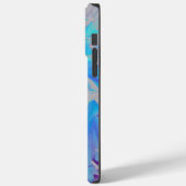 青エレガント装飾花 Case-Mate iPhoneケース (裏面 / 左)