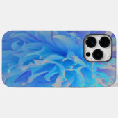 青エレガント装飾花 Case-Mate iPhoneケース (裏面 (横))