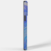 青エレガント装飾花 Case-Mate iPhoneケース (裏面 / 右)