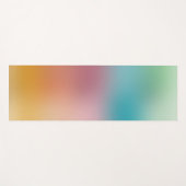 青エレガント赤紫色イエローグリーンカラートレンディー ヨガマット (正面(横))