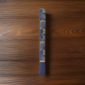 青エレガント金ゴールド銀杏葉の名前モノグラム Case-Mate iPhoneケース