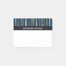 青エレガント金フェイク箔 ポストイット