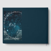 青エレガント銀河系ス結婚カイズ ゲストブック (裏面)