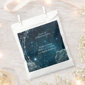 青エレガント銀河系ス結婚カイズ フェイバーバッグ (クリップ留めされた状態)