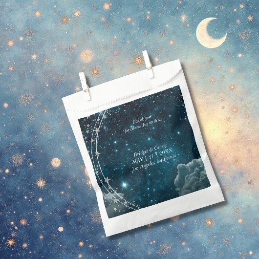 青エレガント銀河系ス結婚カイズ フェイバーバッグ