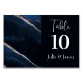 青エレガント銀瑪瑙 テーブルナンバー (裏面)