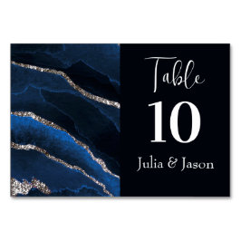 青エレガント銀瑪瑙 テーブルナンバー