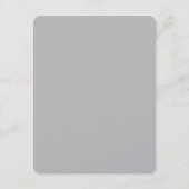 青エレガント雲母 エンクロージャーカード (裏面)