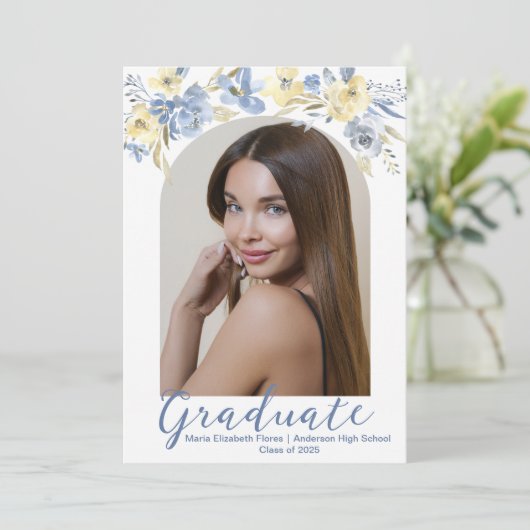 青エレガント黄フローラ院撮影 案内状 (スタンド正面)