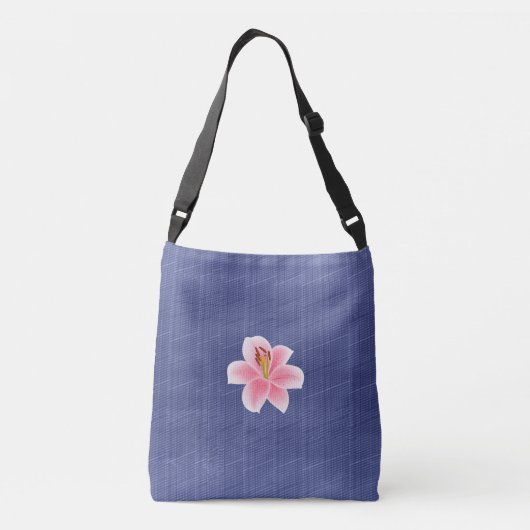 青エレガントL クロスボディバッグ (裏面)