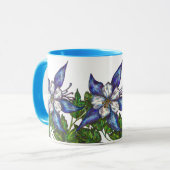 青オダマキ（植物） マグカップ (正面左)