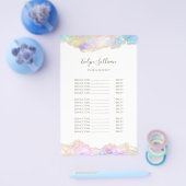 青オパールデザイン価格表チラシ チラシ (シングル)