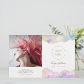 青オパールデザイン2折パンフレット (スタンド正面)