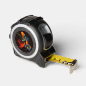 青オレンジ色のフローラモダン抽象芸術アートパターン#03 メジャー (傾斜)