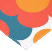 青オ名門私立校風のレンジヒッピー花柄 テーブルクロス (アングル)