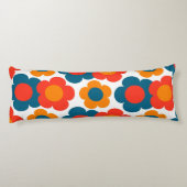 青オ名門私立校風のレンジヒッピー花柄 ボディピロー (裏面)